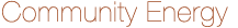 Community Energy